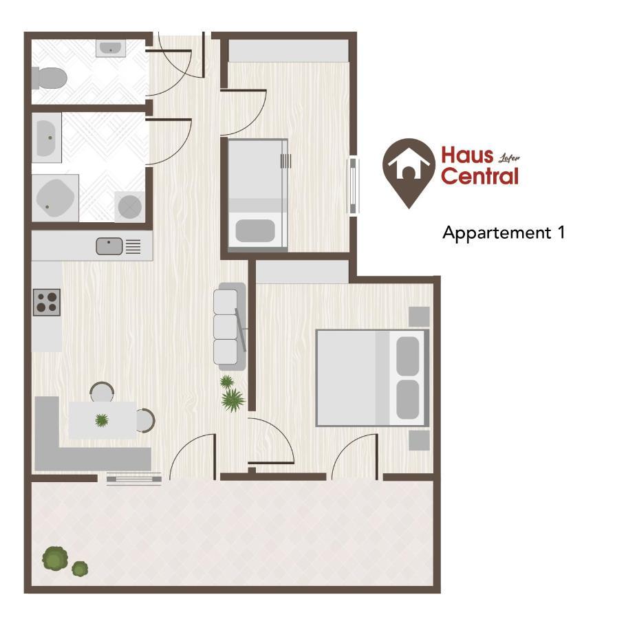 Haus Central Lofer Ngoại thất bức ảnh