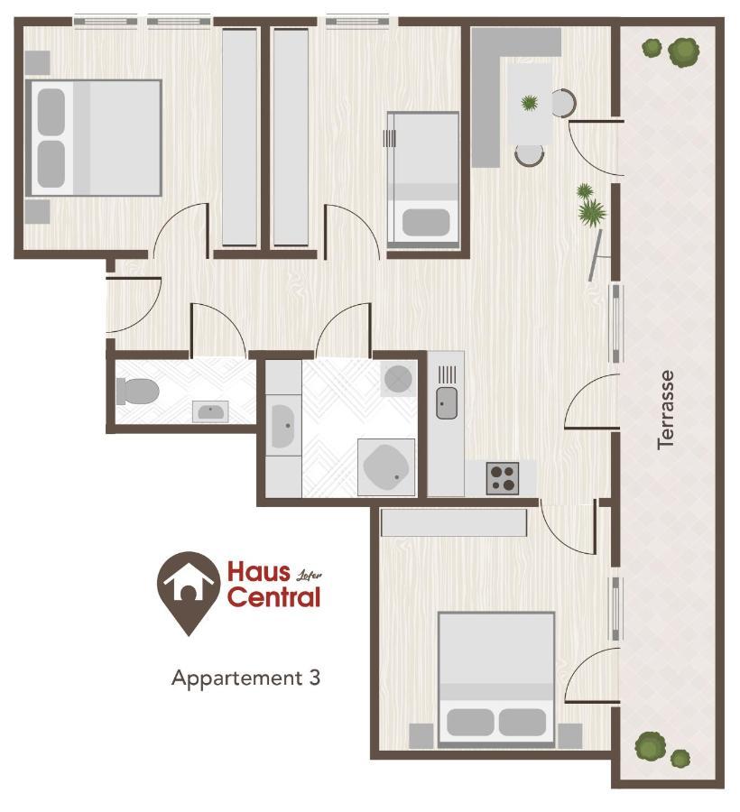 Haus Central Lofer Ngoại thất bức ảnh