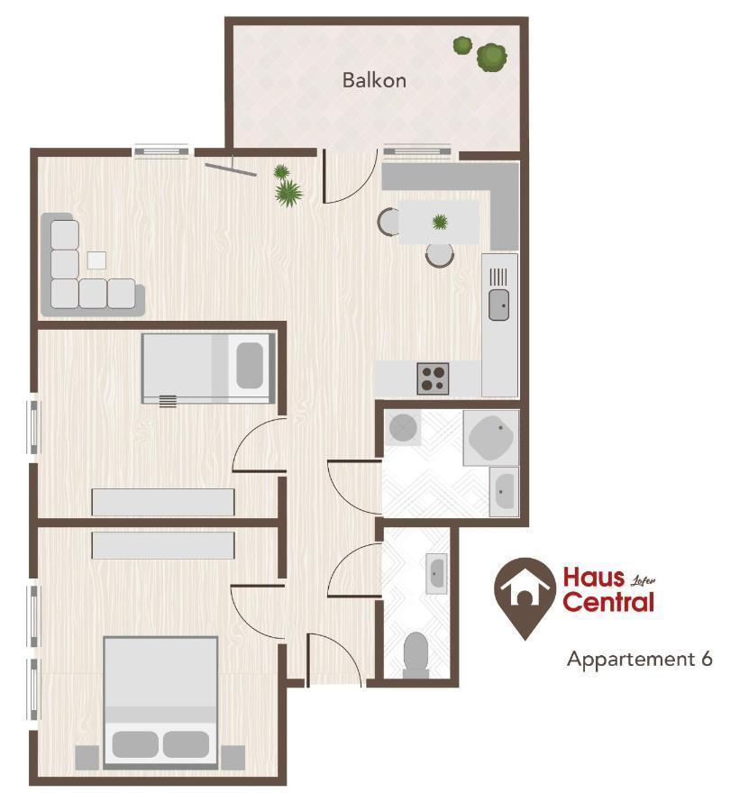 Haus Central Lofer Ngoại thất bức ảnh